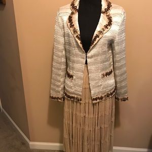Alberto Mikali Skirt & Jacket Ensemble
